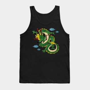 Chinese Dragon Illustration Mythology Tank Top